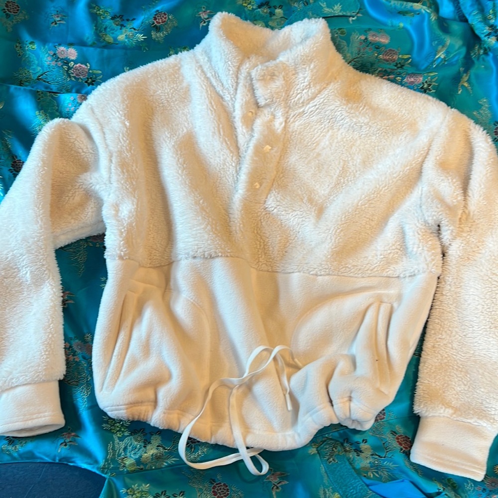 Off white soft fleece